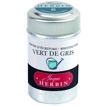 Tinta em Cartucho p/ Caneta Tinteiro Herbin Vert de Gris Tinta em Cartucho p/ Caneta Tinteiro Herbin Vert de Gris
