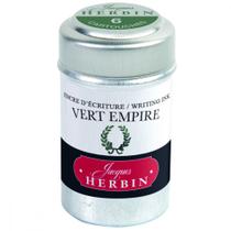 Tinta em Cartucho p/ Caneta Tinteiro Herbin Vert Empire Tinta em Cartucho p/ Caneta Tinteiro Herbin Vert Empire