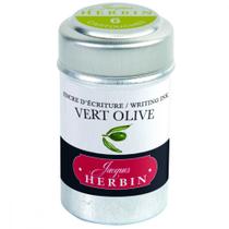 Tinta em Cartucho p/ Caneta Tinteiro Herbin Vert Olive Tinta em Cartucho p/ Caneta Tinteiro Herbin Vert Olive