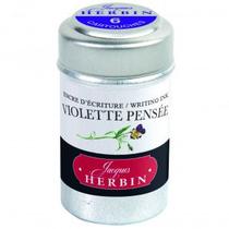 Tinta em Cartucho p/ Caneta Tinteiro Herbin Violette Pensee