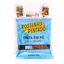 Tinta em Pó Azul Chá Revelação Rostinho Pintado Holi Party - 50g