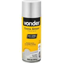 Tinta Em Spray Alumínio, 350 Ml/250 G, Vonder Alumínio Tinta Em Spray Alumínio, 350 Ml/250 G, Vonder Alumínio