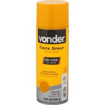 Tinta em Spray Amarela 350 ml/250 g - VONDER Tinta em Spray Amarela 350 ml/250 g - VONDER