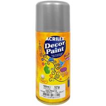 Tinta em Spray Decor Paint 150ml 533 Prata Acrilex