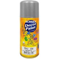 Tinta em Spray Decor Paint Acrilex 150ml Metalizada