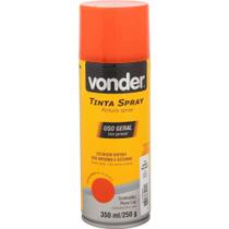 Tinta Em Spray Laranja, 350 Ml/250 G, Vonder Laranja Tinta Em Spray Laranja, 350 Ml/250 G, Vonder Laranja