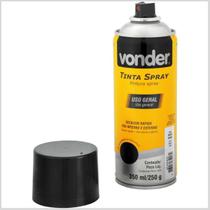 Tinta Em Spray Preto Fosco 350 ml/250g Vonder