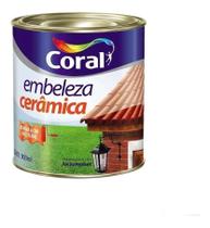 Tinta Embeleza Cerâmica Para Telhas E Tijolos 900ml Coral