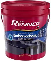 Tinta emborrach renner frente/fach branco fosco 16l