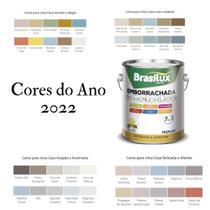 Tinta emborracha parede acrilica  3,2l cores ano 2022 brasilux