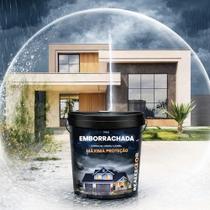 Tinta Emborrachada 18kg Impermeabilizante Muros Fachadas e Paredes