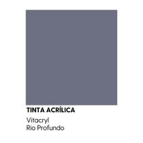 Tinta Emborrachada Acetinada Cinzas
