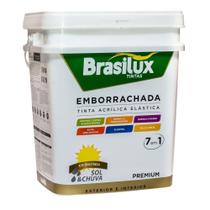 Tinta emborrachada branco neve fosca 18 lts brasilux Tinta emborrachada branco neve fosca 18 lts brasilux