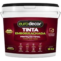 Tinta Emborrachada Fosca de 18 Kilos Areia - 01.01.06.0009 - EURODECOR Tinta Emborrachada Fosca de 18 Kilos Areia - 01.01.06.0009 - EURODECOR