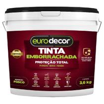 Tinta Emborrachada Fosca de 3,6 Kilos Branco - 01.01.06.0001 - EURODECOR