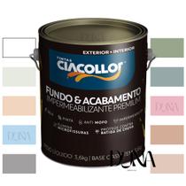 Tinta Emborrachada Fundo e Acabamento Ciaflex 3,6kg