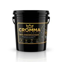 Tinta Emborrachada Impermeabilizante Cromma Elástica Anti Umidade 3,6L Galão Interior Exterior Cinza Platina Rende 28m² Tinta Emborrachada Impermeabilizante Cromma Elástica Anti Umidade 3,6L Galão Interior Exterior Cinza Platina Rende 28m²
