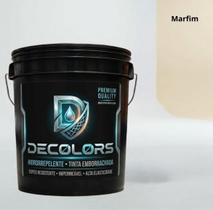 Tinta Emborrachada Impermeável 18kg Decolors Premium Alta Resistência Envio 24h