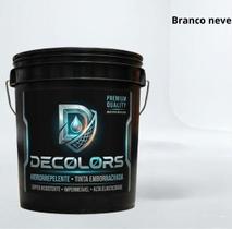 Tinta Emborrachada Impermeável 5kg Decolors Premium Lavável Alta Resistência Paredes Muros Fachadas Lages Piso Envio 24h
