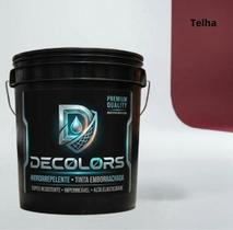 Tinta Emborrachada Impermeável 5kg Decolors Premium Lavável Alta Resistência Paredes Muros Fachadas Lages Piso Envio 24h
