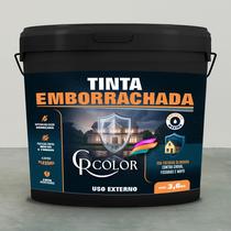 Tinta Emborrachada Premium 3,6KG CRCOLOR Impermeabilizante Lavável