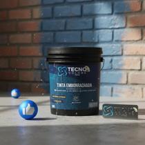 Tinta Emborrachada Tecno Colors Balde 18 litros