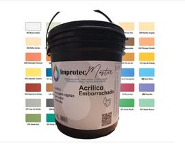 Tinta Emborrachada Uso Externo E Interno 18 Litros 24 Kg