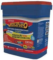 Tinta Emborrachada Vedatudo Telha Parede Cor Grafite 20kg