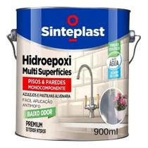 Tinta Epóxi Base Agua Brilhante Renova Banheiros 900Ml Cores