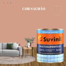Tinta Epóxi Base Água Cor Laranja Suvinil Multissuperfícies Antimofo Lavável 800ml