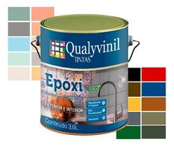 Tinta Epóxi Base Agua Qualyvinil Eco Lavável Antimofo 3,6lt