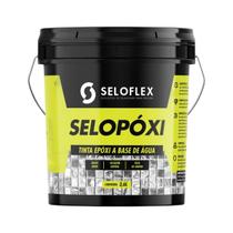 Tinta Epóxi Base Água Selopóxi Banheiro Azulejos Madeira Metal Sala Cozinha Multiuso Semi Brilho Anti Mofo 3,6 Litros