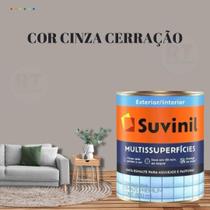 Tinta Epóxi Base Água Suvinil Cor Cinza Multissuperfícies Antimofo Lavável 800ml