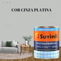 Tinta Epóxi Base Água Suvinil Cor Cinza Multissuperfícies Antimofo Lavável 800ml