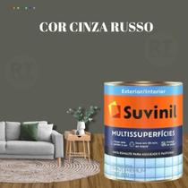 Tinta Epóxi Base Água Suvinil Cor Cinza Multissuperfícies Antimofo Lavável 800ml