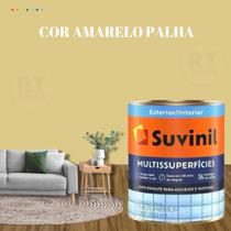 Tinta Epoxi Cozinhas e Banheiros Cor Amarelo Multissuperfícies 800ml Suvinil Base Água Antimofo Lavável.