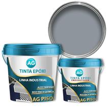 Tinta Epoxi Industrial Cinza Prateado AG - RAL7001