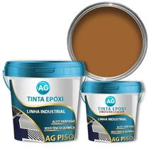 Tinta Epoxi Industrial Ocre Marrom AG - RAL8001