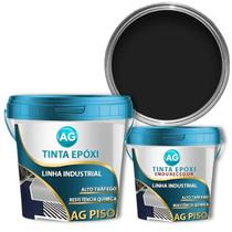 Tinta Epoxi Industrial Preto Jato AG - RAL9005