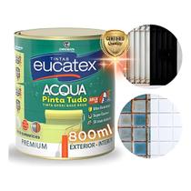 Tinta Epóxi Pinta Tudo Azulejo, Piso, Cozinha Eucatex Branco 800ml