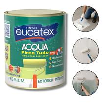 Tinta Epóxi Pinta Tudo Eucatex 900ml Base D'Água Piso Azulejo Anti Mofo Parede Banheiro Cozinha Metal