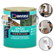 Tinta Epóxi Premium 3,6l Universo Base Água Pinta Tudo Piso Azulejo Parede Vidro Concreto Madeira