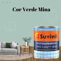 Tinta Epóxi Suvinil Multissuperfícies Antimofo Base Água Cor Verde Lavável 800ml