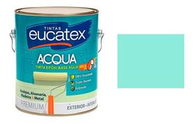 Tinta Epóxi Verde Agua Base Água P/ Piso Paredes Azulejo 3,6lt