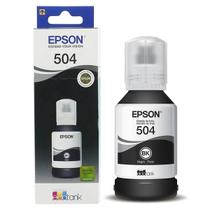 Tinta Epson 504 T504120 T504120AL Preta para Ecotank L4150 L4160 L6191 L6161 L6171 Refil de 127ml