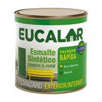 Tinta Esmalte. 1/4 (900ml) Sintetico Eucalar Preto