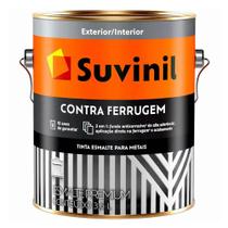 Tinta Esmalte 3 Em 1 Metais Contra Ferrugem Suvinil 3,6L Tinta Esmalte 3 Em 1 Metais Contra Ferrugem Suvinil 3,6L