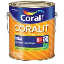 Tinta Esmalte A Base D'água Fosco Coralit Total Branco/Preto - Coral Tinta Esmalte A Base D'água Fosco Coralit Total Branco/Preto - Coral