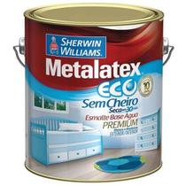 Tinta Esmalte Acetinado Branco Neve 3,6ltrs Eco Metalatex