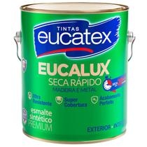 Tinta Esmalte Acetinado Eucalux Madeira Metal 900ml 2 Cores